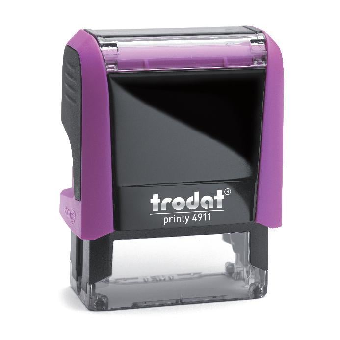 Штамп "ЗГІДНО З ОРИГІНАЛОМ" на автоматическом оснащении Trodat 4911 38х14 мм Фиолетовый (2701972751) - фото 2