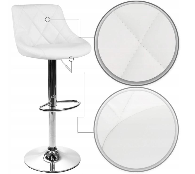 Стул барный хокер Homart DM-931 Белый (9151) - фото 5 Стул барный хокер Homart DM-931 Белый (9151) - фото 5