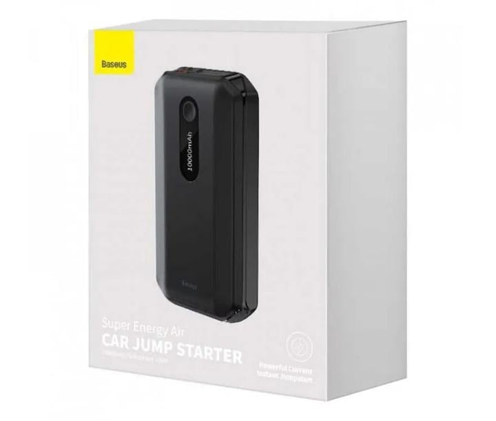 Пускозарядний пристрій BASEUS Super Energy Air Car Jump Starter 1000A 10 000 mAh Black (30454397) - фото 6 Пускозарядний пристрій BASEUS Super Energy Air Car Jump Starter 1000A 10 000 mAh Black (30454397) - фото 6