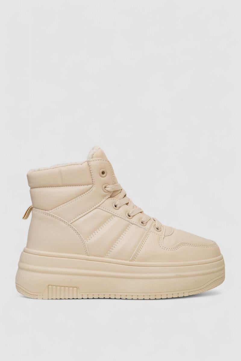 Кроссовки женские зимние Stilli 248RAM022 р. 39 Бежевый (115412_830701)