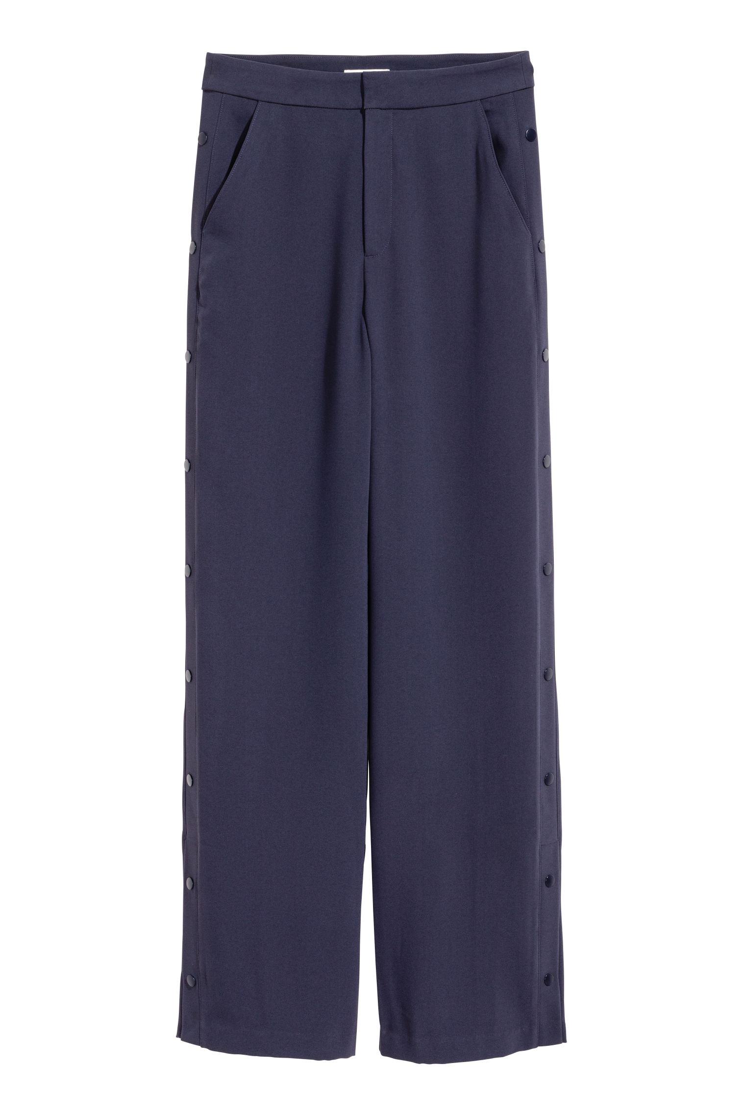 Брюки H&M р. 42 Синий (1211488536)