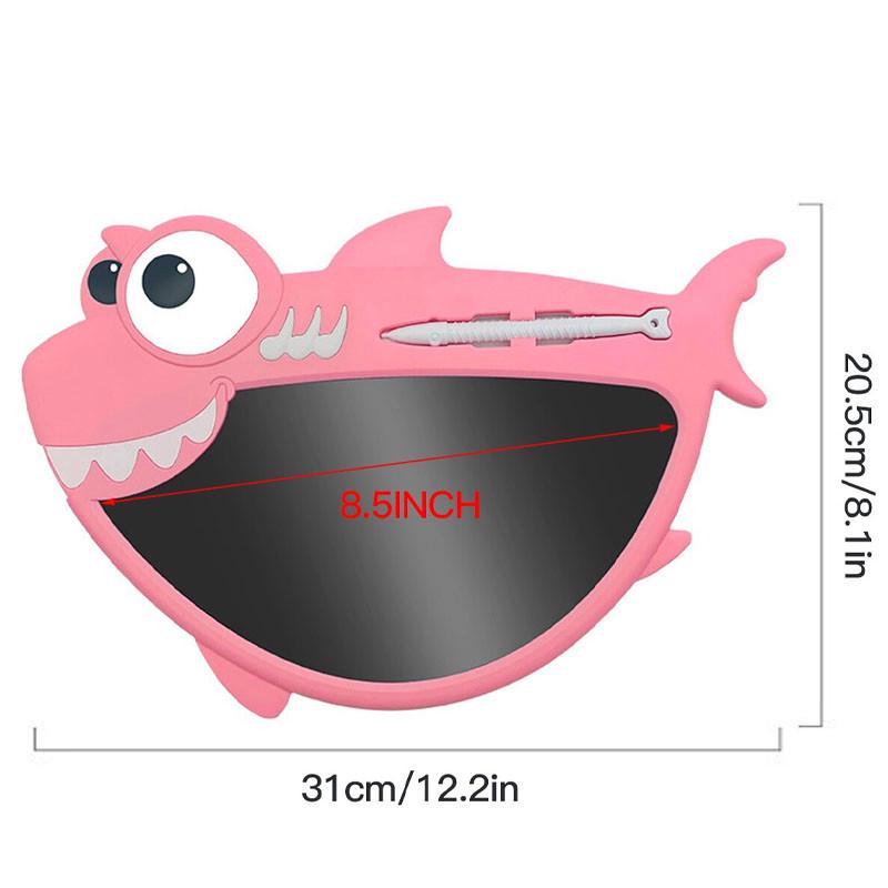 Графічний планшет для малювання дитячий Fish 8,5" Pink (00000066266_1) - фото 4