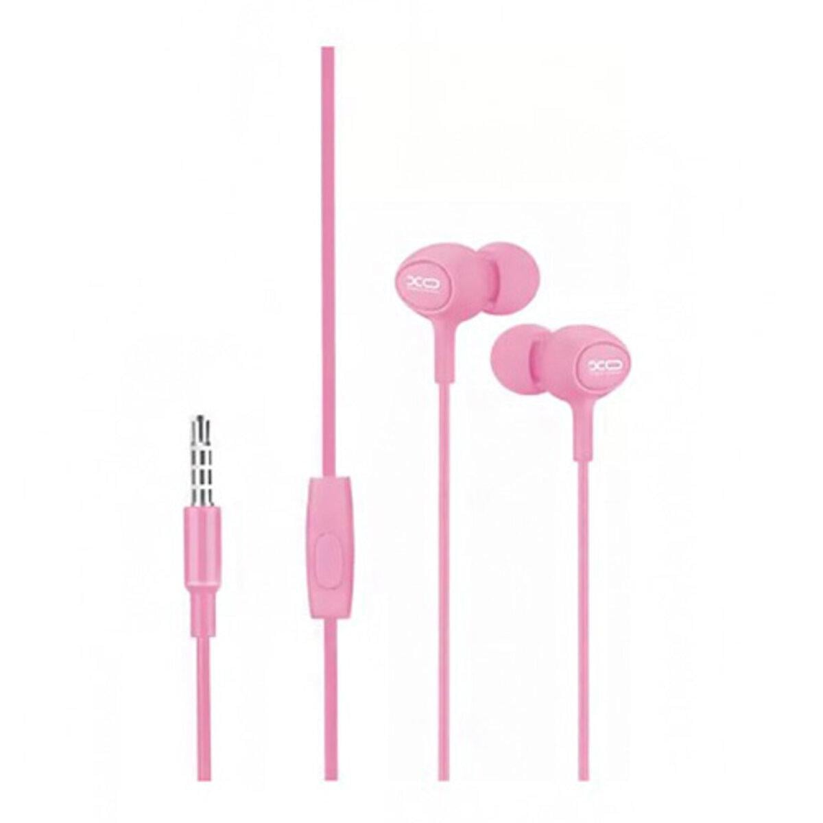 Наушники проволочные Xo S6 Candy розовые
