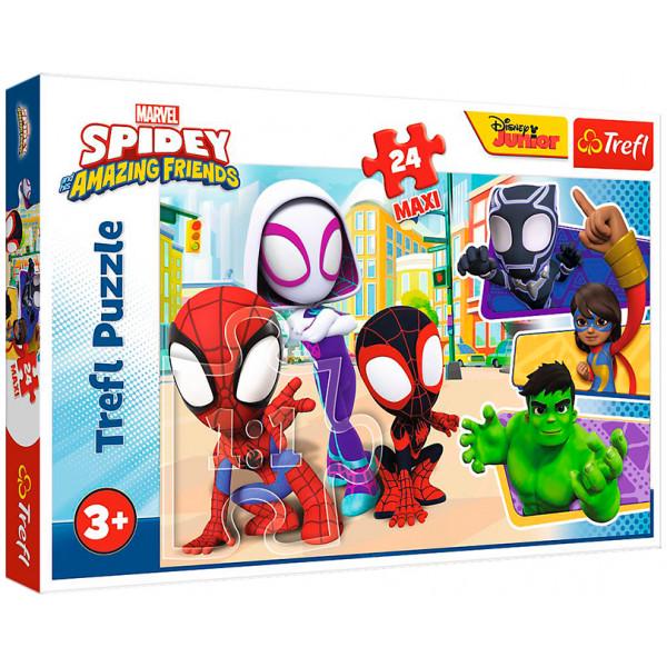 Пазли Trefl Спайдер Мен та його друзі 14348 (5900511143485)