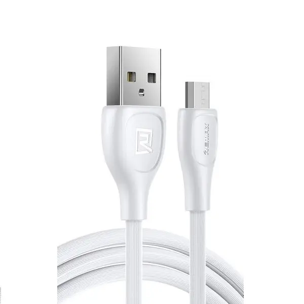 Кабель Remax RC-160m USB microUSB Lesu Pro 2,1 A 1 м Белый (6972174158396)