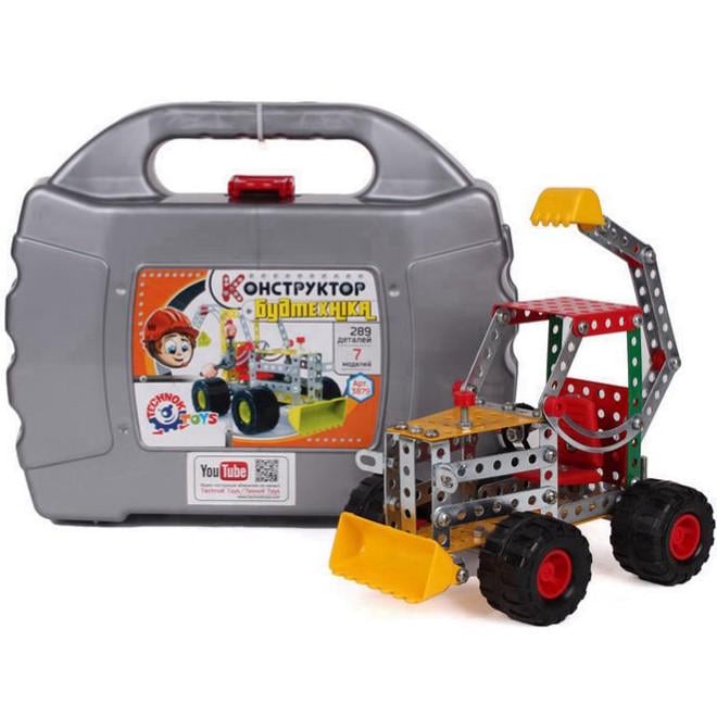 Конструктор дитячий металевий ТехноК Будмайданчик 289 дет. (28443686) Конструктор дитячий металевий ТехноК Будмайданчик 289 дет. (28443686)
