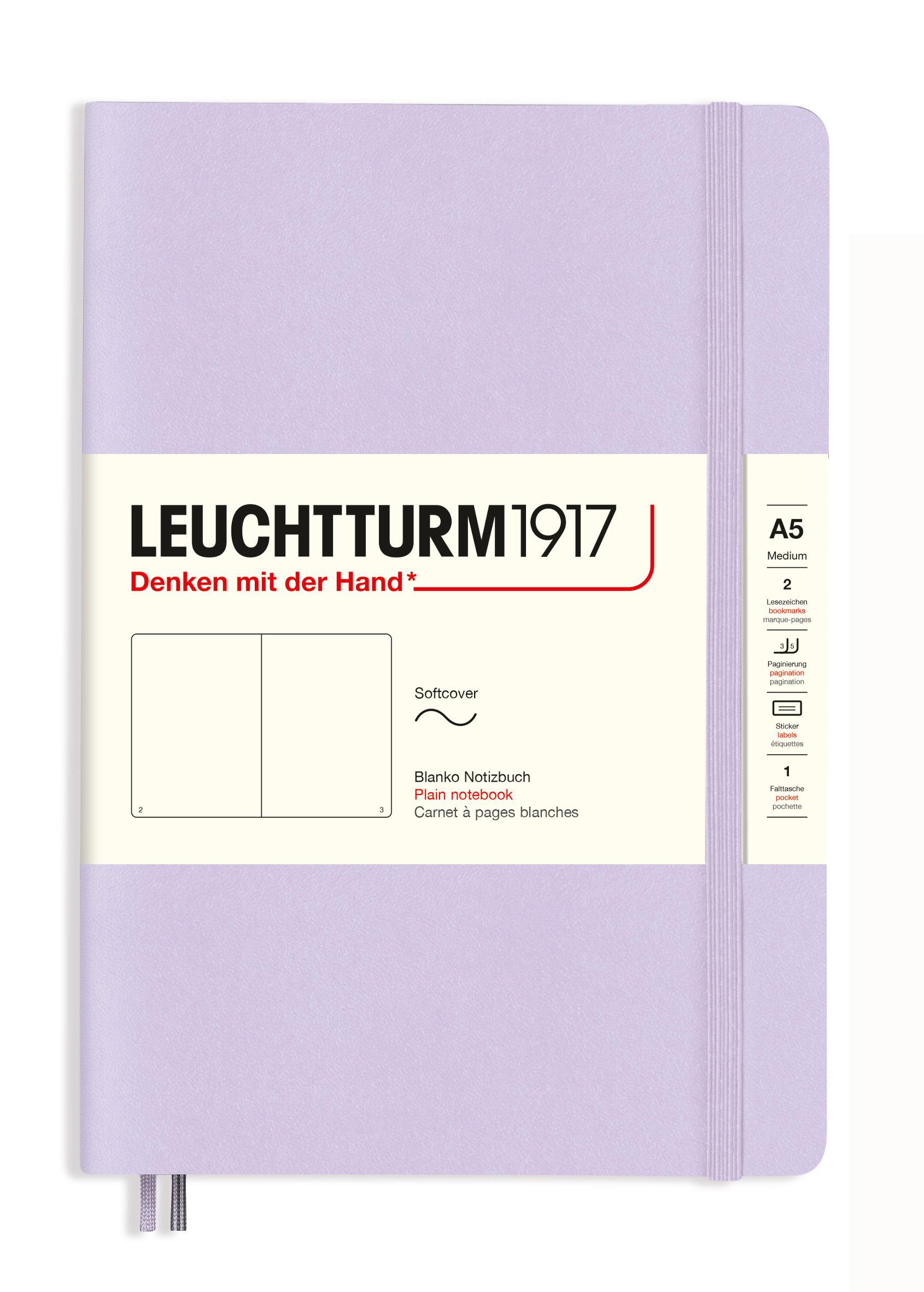 Блокнот Leuchtturm1917 Smooth Colours средний мягкий переплет чистые листы Lilac (365496) Блокнот Leuchtturm1917 Smooth Colours средний мягкий переплет чистые листы Lilac (365496)