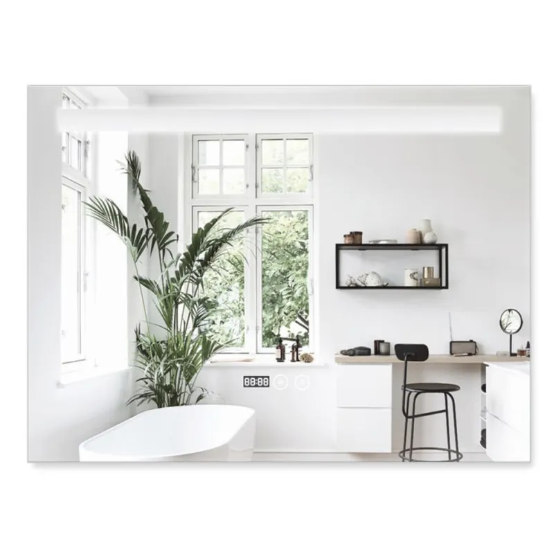 Дзеркало MIXXUS Strong MR05-100x60 годинник/LED-підсвічування/антизапотівання (MI6009) Дзеркало MIXXUS Strong MR05-100x60 годинник/LED-підсвічування/антизапотівання (MI6009)