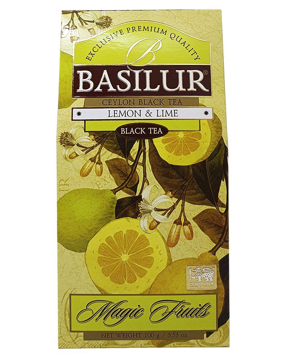 Чай черный Basilur Волшебные фрукты Лимон и Лайм 100 г (55189) - фото 2