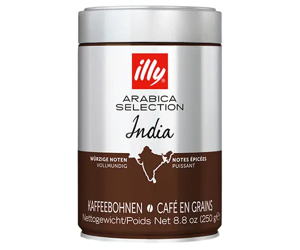 Кава в зернах illy India 250 г Кава в зернах illy India 250 г
