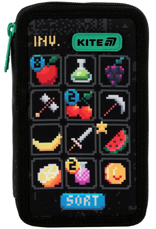 Пенал шкільний KITE K25-623-2 Pixel Game