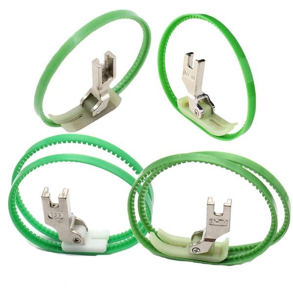 Лапки для швейной машины с правым левым и двойным кольцом для кожи синтепона и подкладки 60 мм 4 шт.