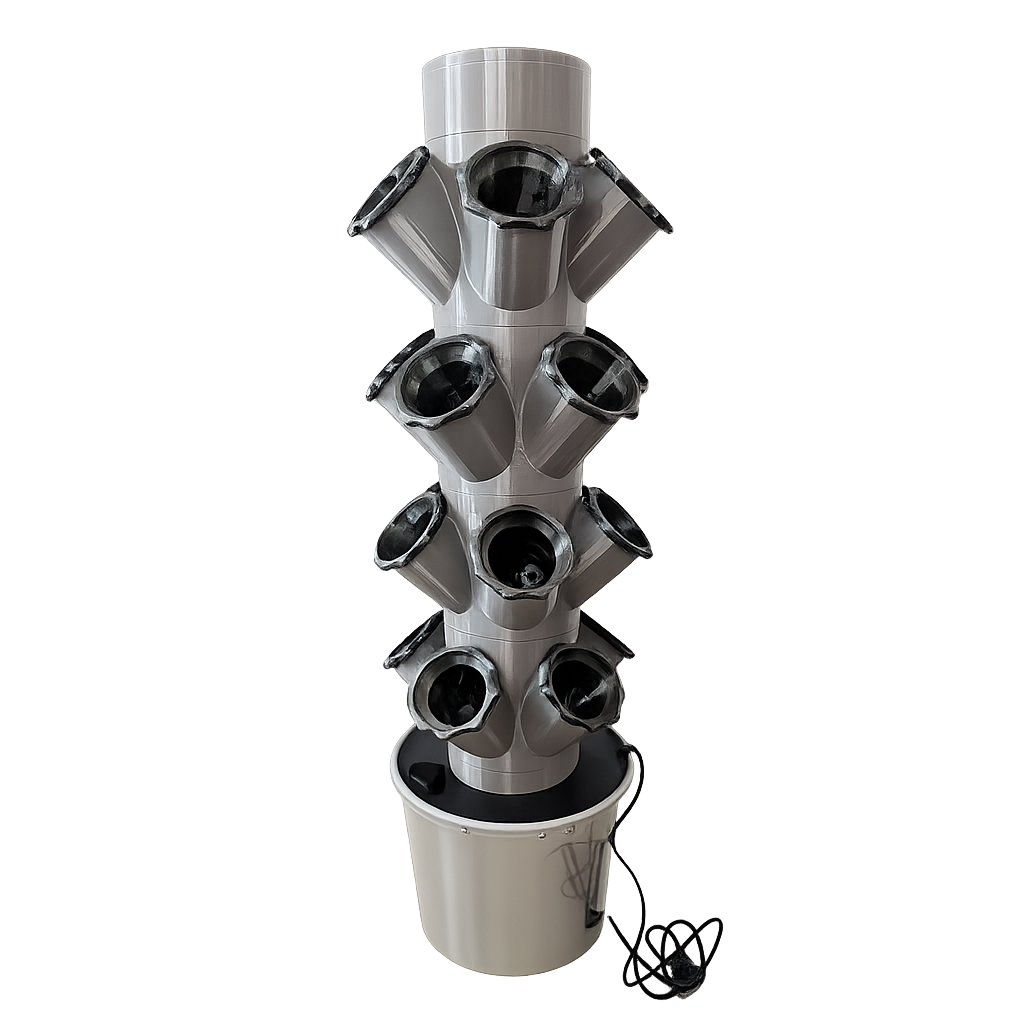 Гидропонная система модульная на 20 растений 5 л Серый