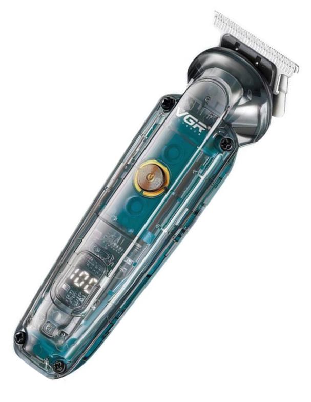 Тример для стрижки VGR V-102 LED-дисплей акумуляторний 14 насадок (2390000037)