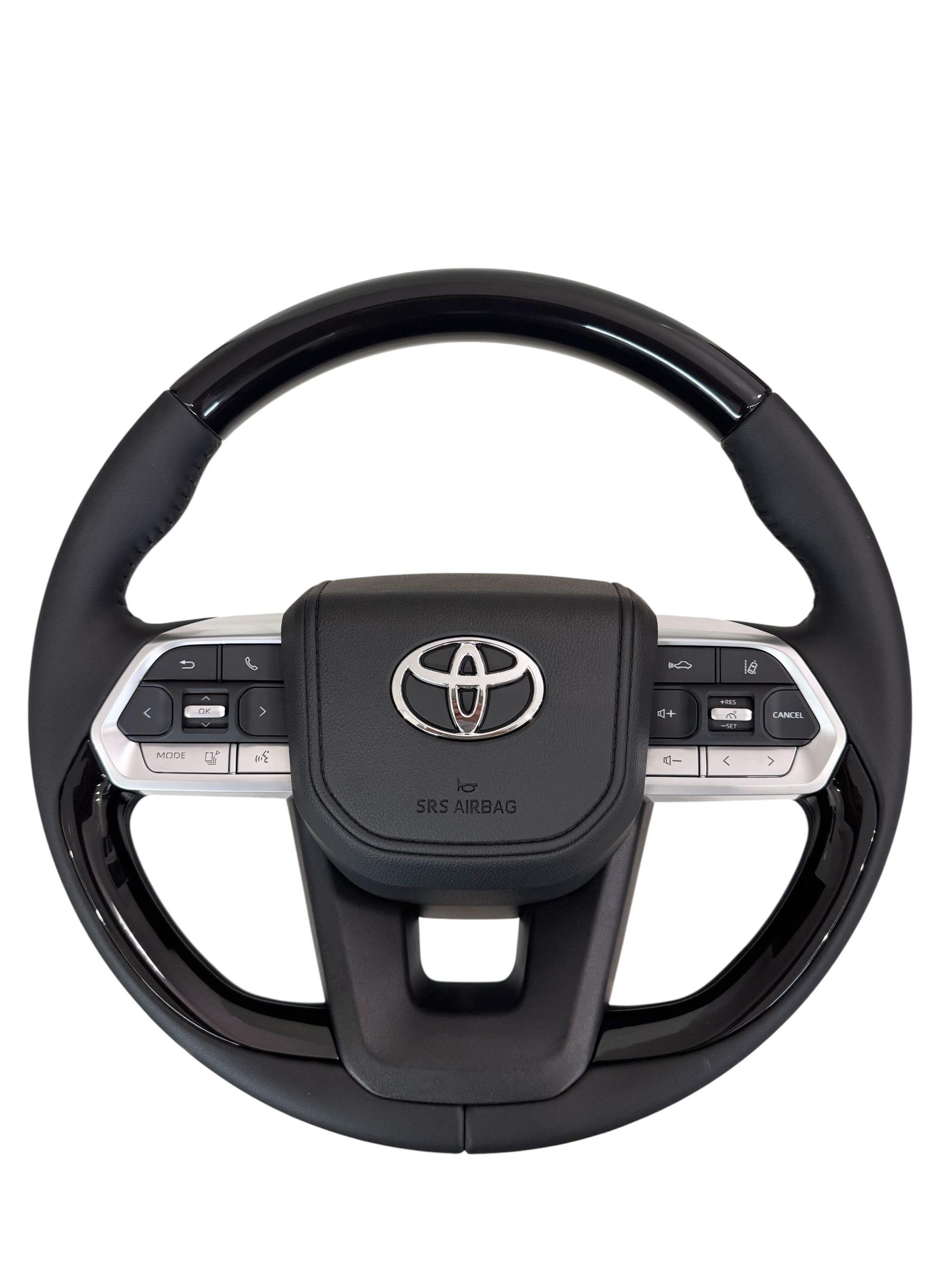 Кермо для Toyota Land Cruiser 200 Prado 150 рояльний лак в стилі LC300 Хром (27709137)
