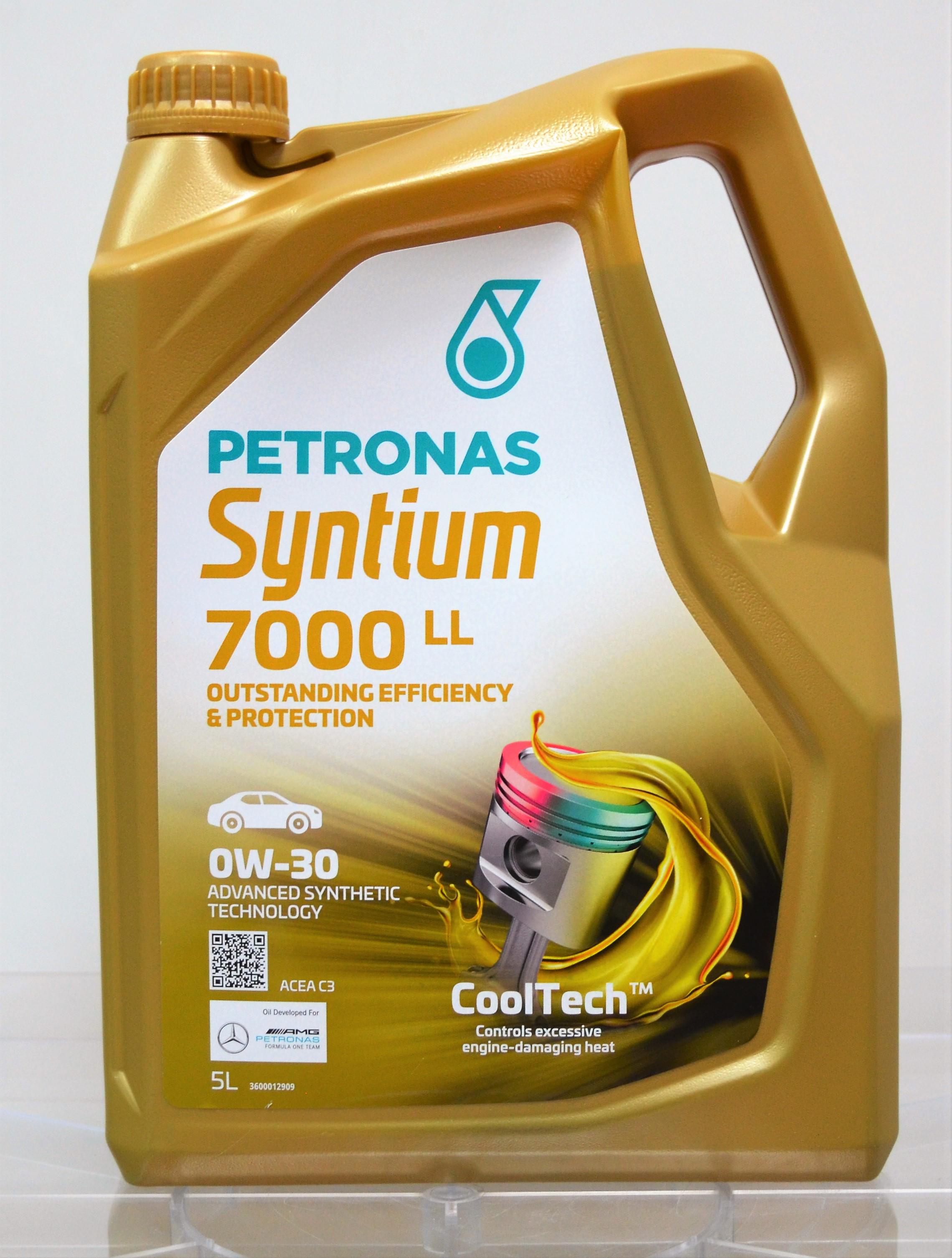 Моторное масло PETRONAS LUBRICANTS Syntium 7000 LL 0W-30 0W30 синтетическое ACEA C3 BMW LL-04 VW 504.00/507.00 Porsche C30 5 л - фото 2 Моторное масло PETRONAS LUBRICANTS Syntium 7000 LL 0W-30 0W30 синтетическое ACEA C3 BMW LL-04 VW 504.00/507.00 Porsche C30 5 л - фото 2