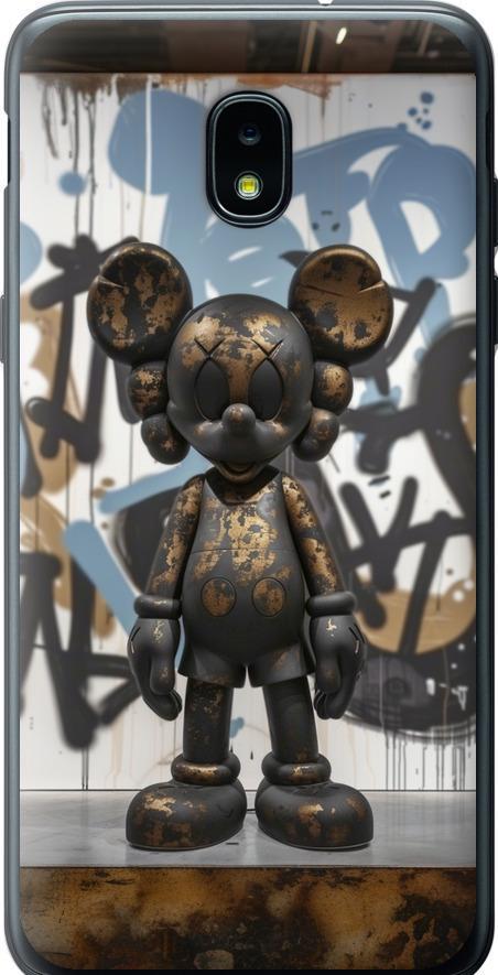 Чехол на Samsung Galaxy J3 2018 Bronze kaws v2 (6098u-1501-42517)