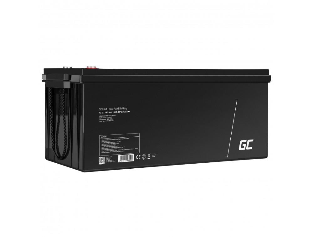 Акумулятор для ДБЖ/інвертора Green Cell AGM VRLA 12V 180Ah (AGM60)