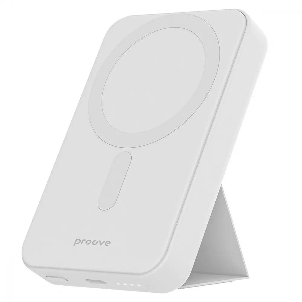 Повербанк Proove Hyperion з бездротовою зарядкою 2в1 10000 mAh 20W White (000368)
