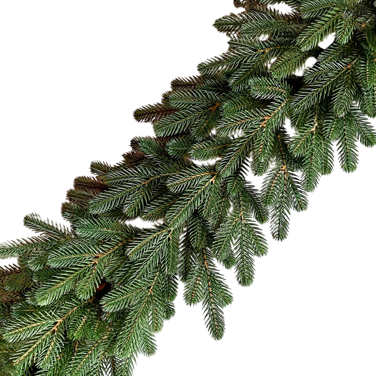 Хвойні гірлянди HVOYA SGH Traditional пишні литі 6 шт. по 2 м Зелений (2153N/200/6/G)