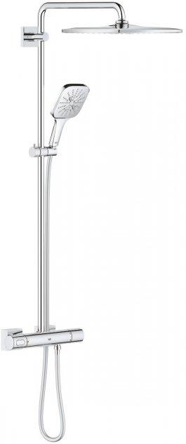 Душевая система Grohe Rainshower Smartactive Cube 310 с термостатом (26649000) - фото 2