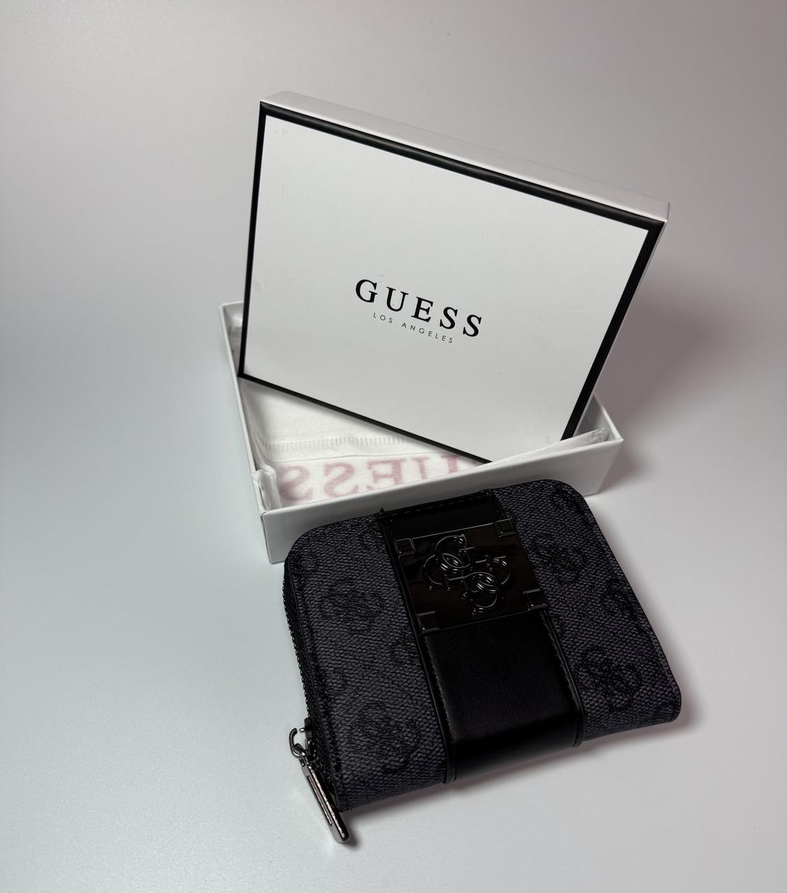 Гаманець Guess жіночий на замочку Сірий