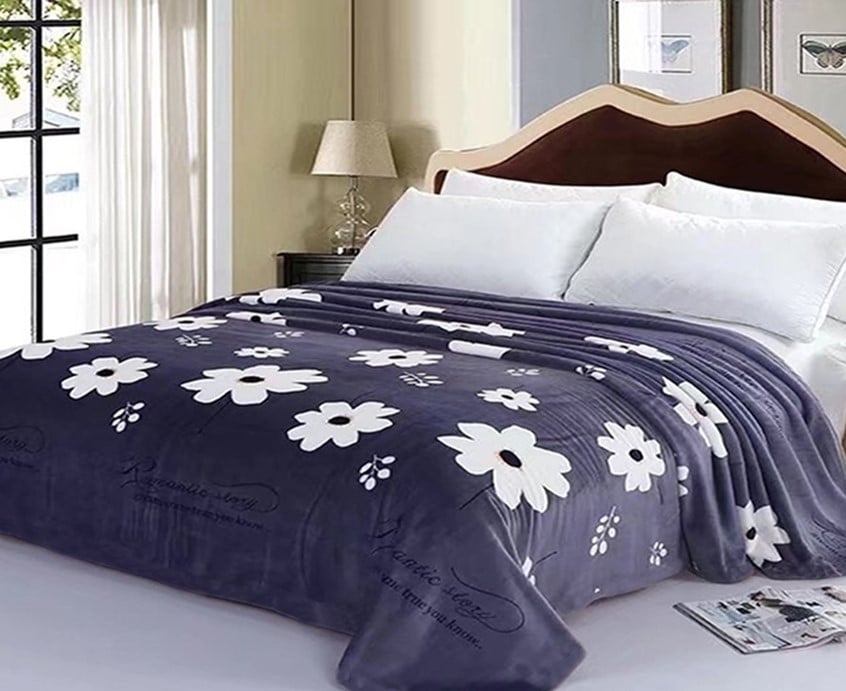 Плед TAGtextil велсофт Ромашки 200х220 см (ALM1913)