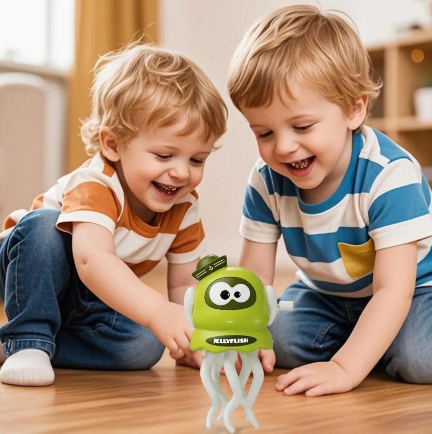 Набір дитячих іграшок Dancing Octopus Танцюючий Восьминіг 3 шт. 11 см Зелений (2104618773) - фото 8 Набір дитячих іграшок Dancing Octopus Танцюючий Восьминіг 3 шт. 11 см Зелений (2104618773) - фото 8