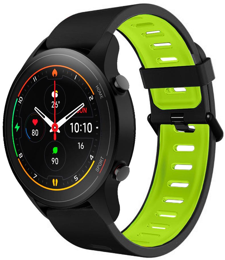 Ремешок Traf для Xiaomi Mi Watch Black-Green (23109)