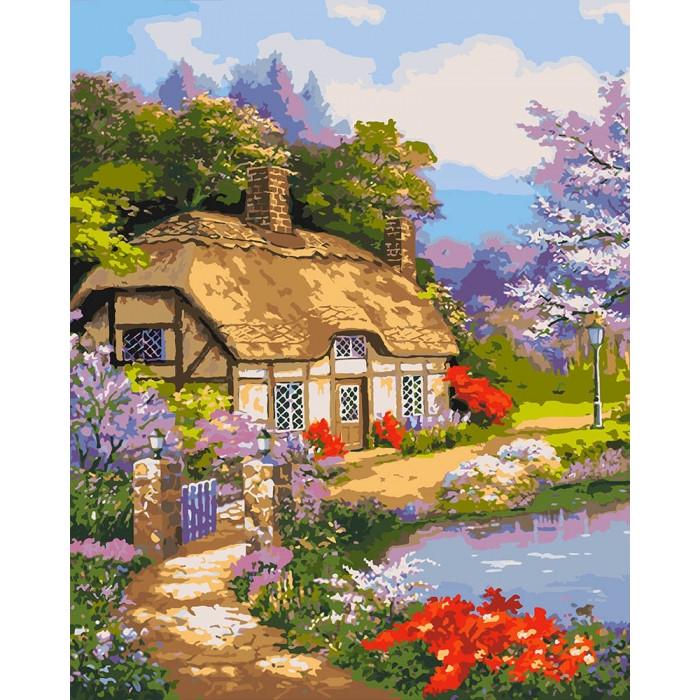 Картина по номерам Ідейка Загородный дом 40х50 см (KHO2255)