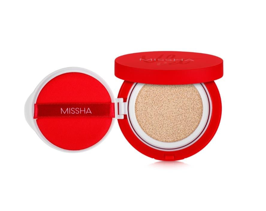 Тональний кушон із матовим фінішом MISSHA Velvet Finish Cushion SPF50+ PA+++ №21 Light Beige 15 г