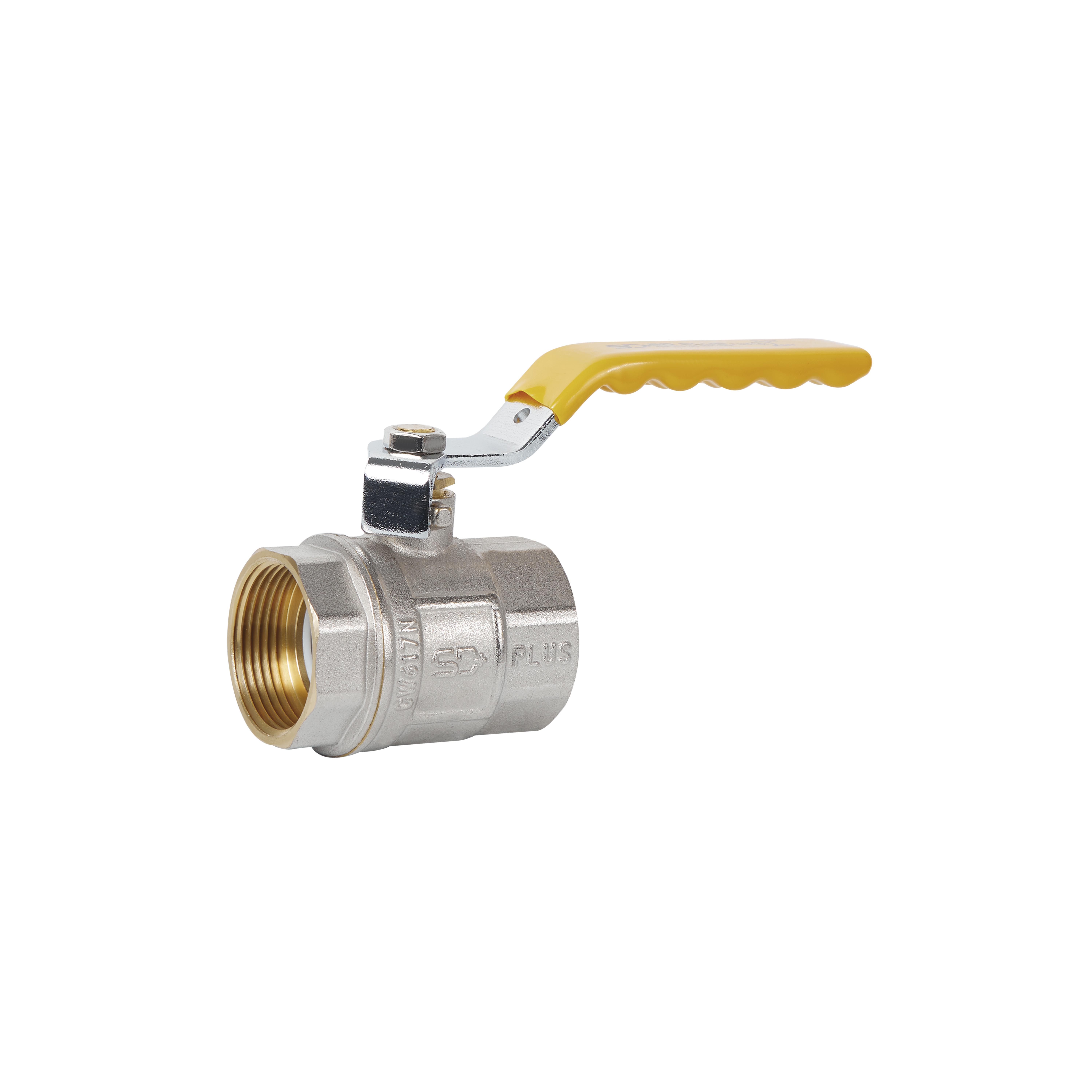 Кран шаровой для газа SD Plus 1" 1/4 ВР рычаг (SD600NG32PN40)