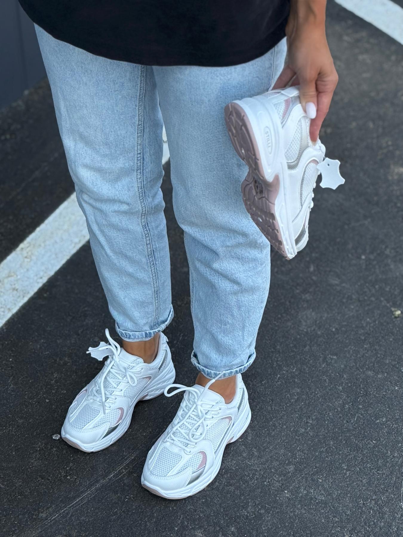 Кроссовки женские пресс кожа р. 40 Белый (4329540s5) - фото 3 Кроссовки женские пресс кожа р. 40 Белый (4329540s5) - фото 3