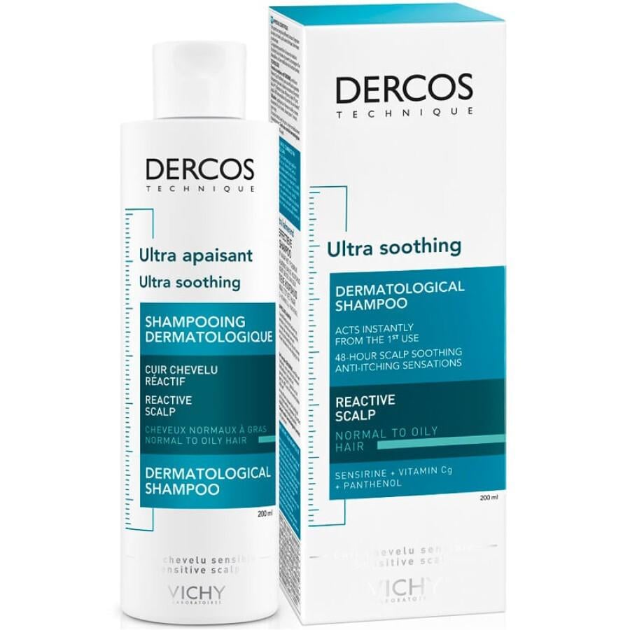 Шампунь успокаивающий Vichy Dercos Ultra для нормальных и жирных волос (1453119988)