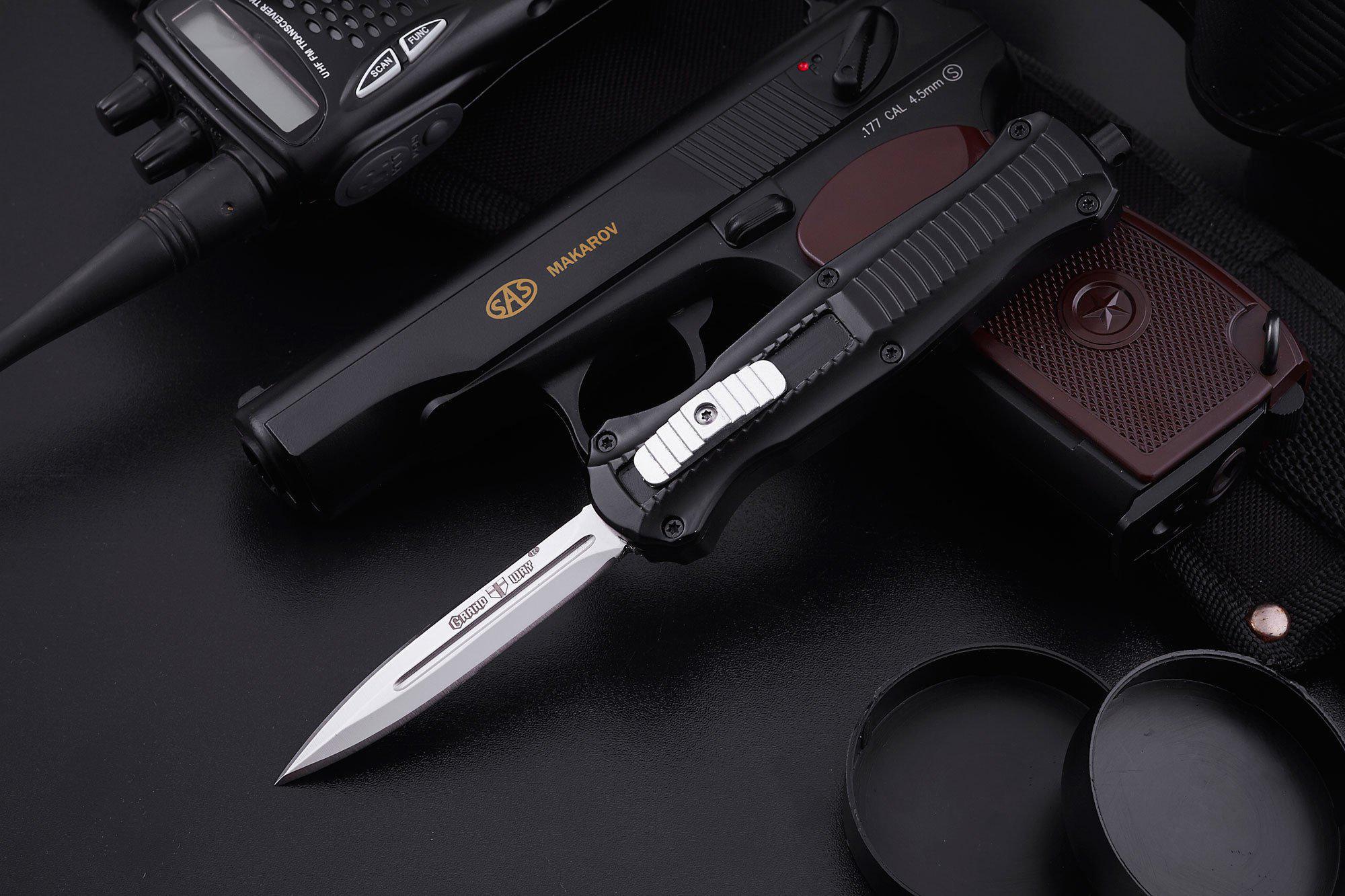 Нож охотничий выкидной Grand Way 75 мм (170175) - фото 7