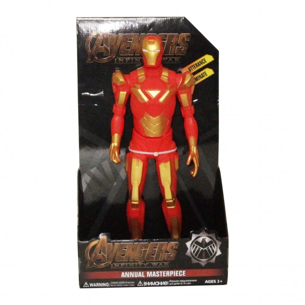 Фигурка Bambi Железный Человек Iron Man со звуком на батарейках 40 см (IF-174-F-406) Фигурка Bambi Железный Человек Iron Man со звуком на батарейках 40 см (IF-174-F-406)