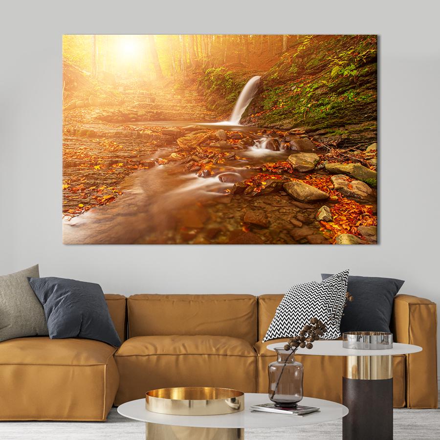Настенний декор Осенний водопад 51x34 см (1907-1)