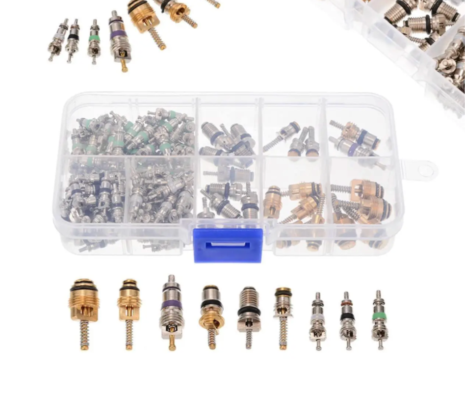 Набір золотників 134 шт. забезпечує сумісність із більшістю систем автокондиціонерів і автосервісів (ІНГП-134) - фото 7 Набір золотників 134 шт. забезпечує сумісність із більшістю систем автокондиціонерів і автосервісів (ІНГП-134) - фото 7