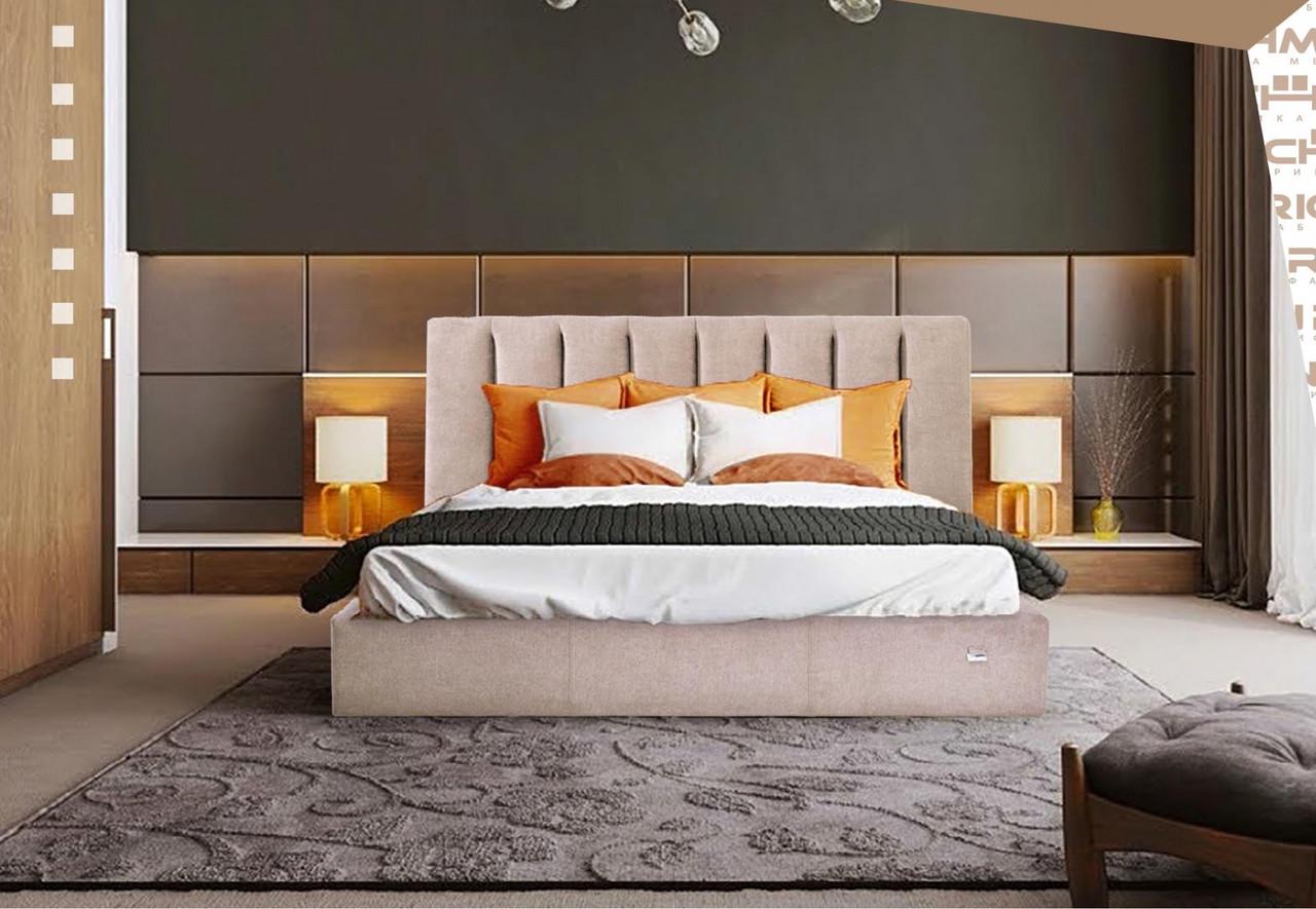 Кровать Sanam Comfort Мисти с подъемным механизмом и нишей для белья 120х190 см Мокко