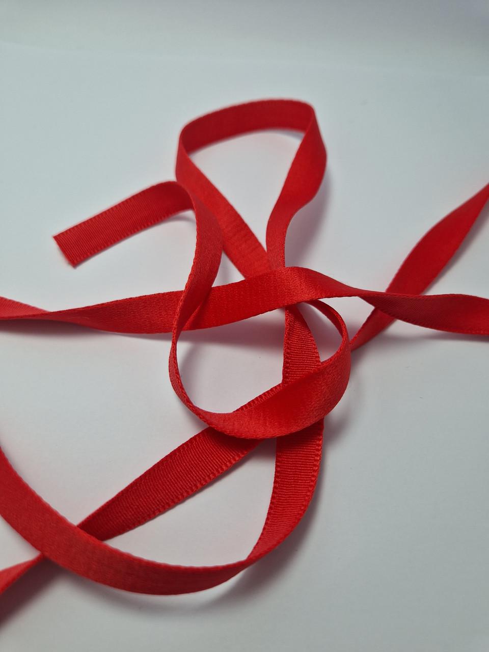 Тасьма тунельна 1 см Червоний (1857271465)