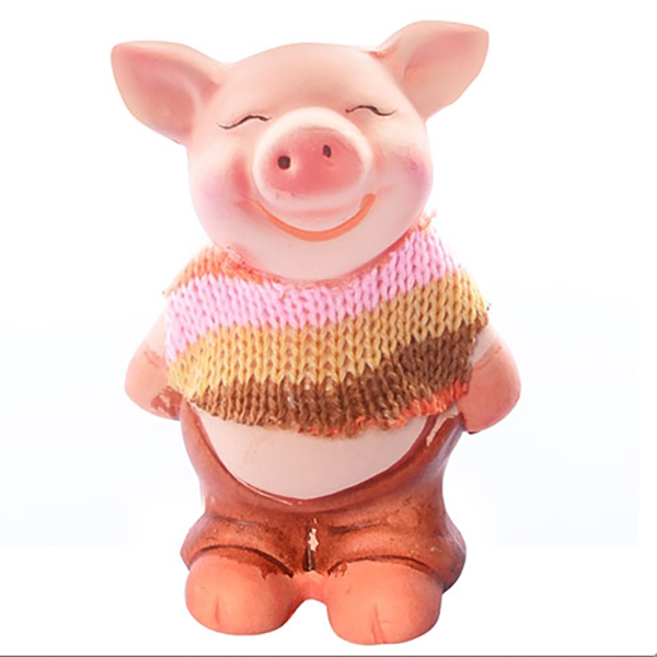 Статуэтка керамическая Свинка STENSON 9х6 см N00816