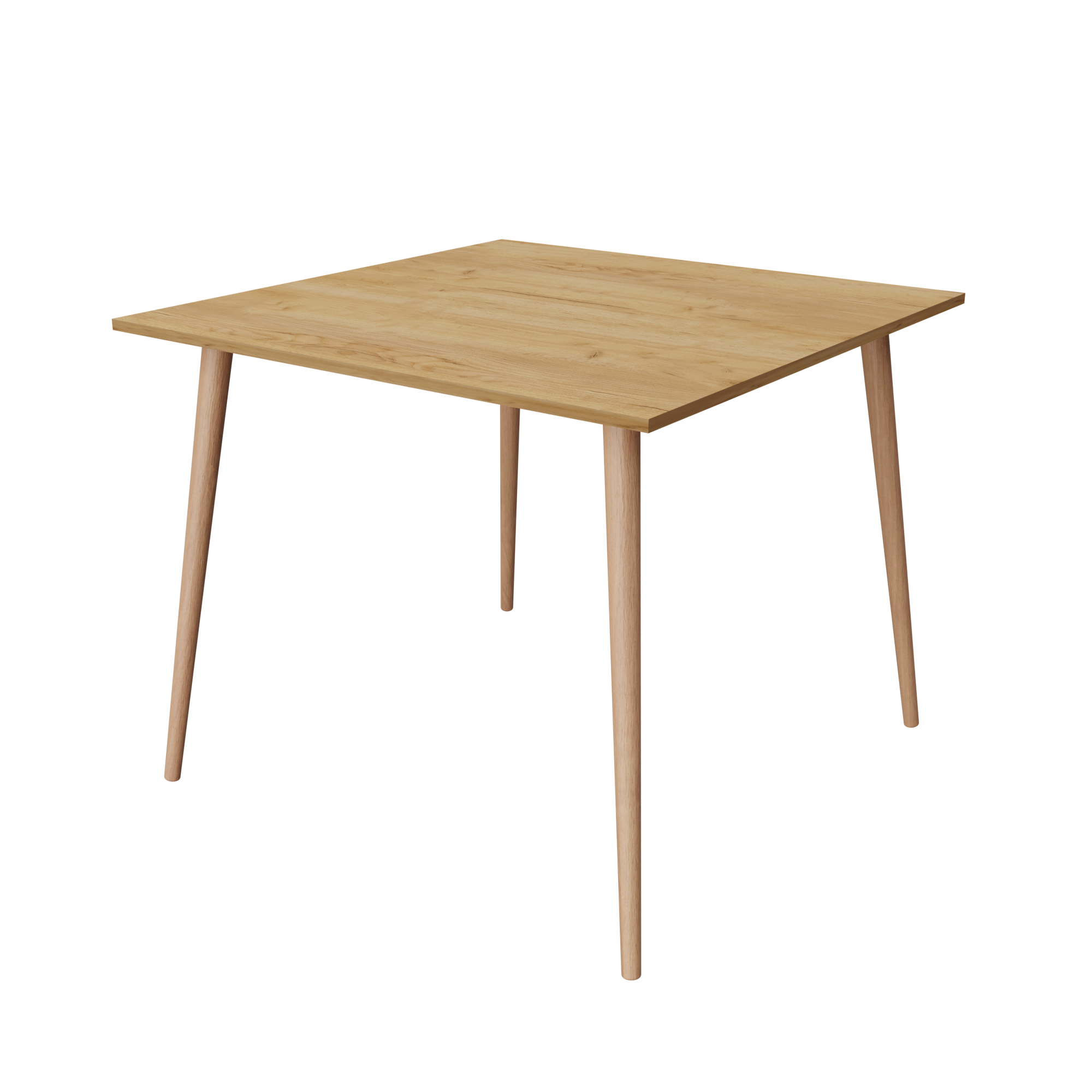 Стол Неман ЛОЙС 880х880 Дуб крафт золотой/Ольха (20000210)