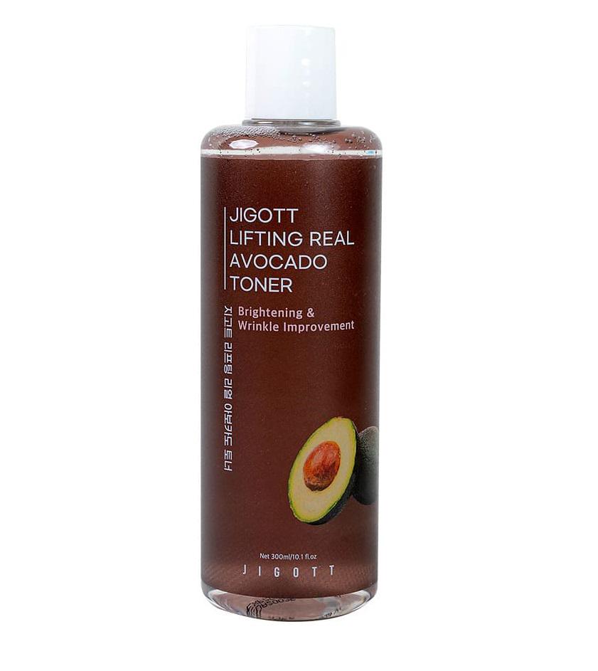 Тонер для лица Jigott Lifting Real Avocado Toner 300 мл (8809541282522)