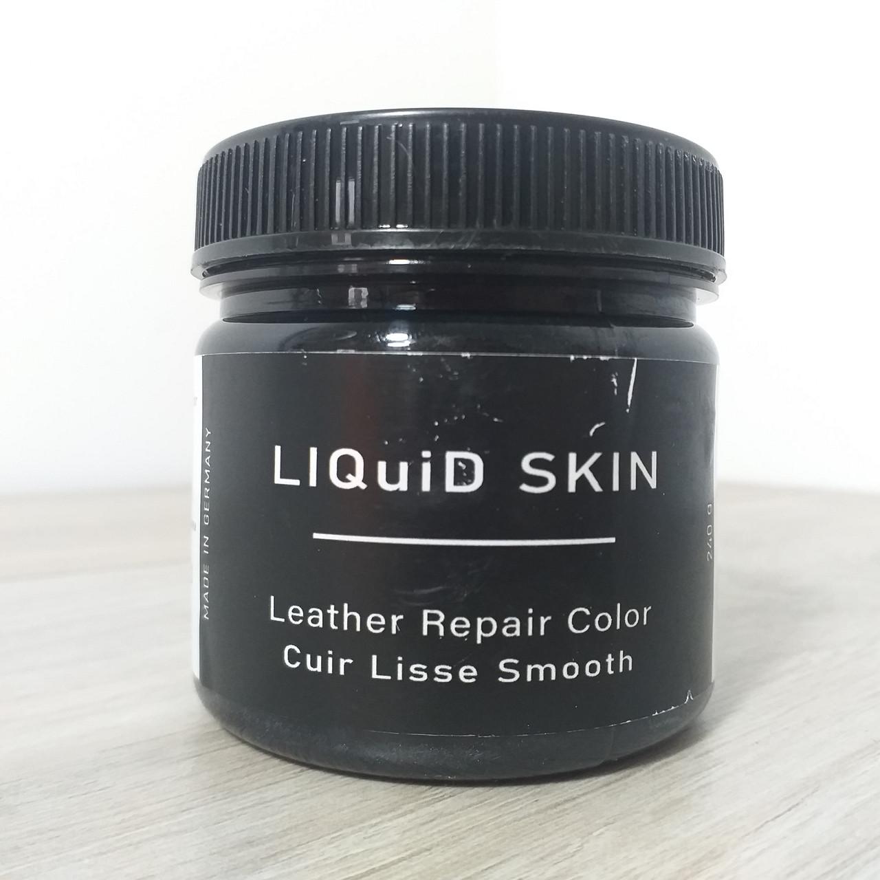 Рідка шкіра для реставрації шкіряних виробів LIQuiD SKIN 160 г Чорний (2013909938) - фото 1