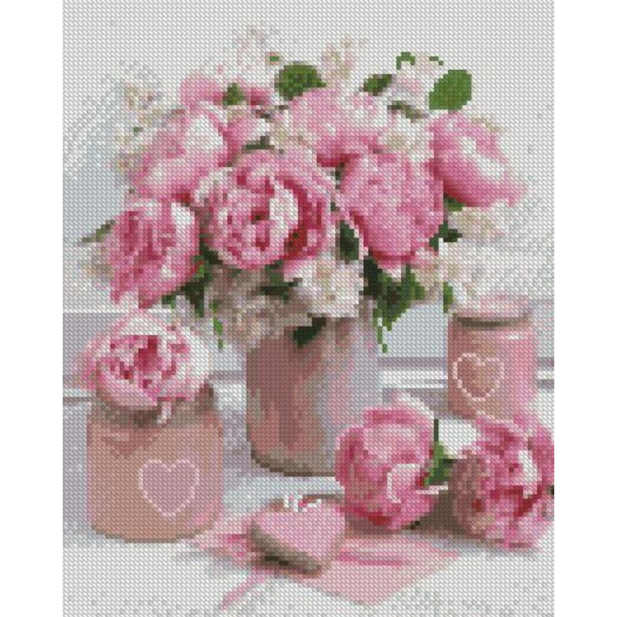 Алмазная мозаика Strateg Премиум Миловидный натюрморт 30x40 см (HX461)