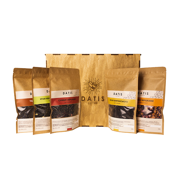 Дерев'яний бокс Datis 5 чаїв (112170)