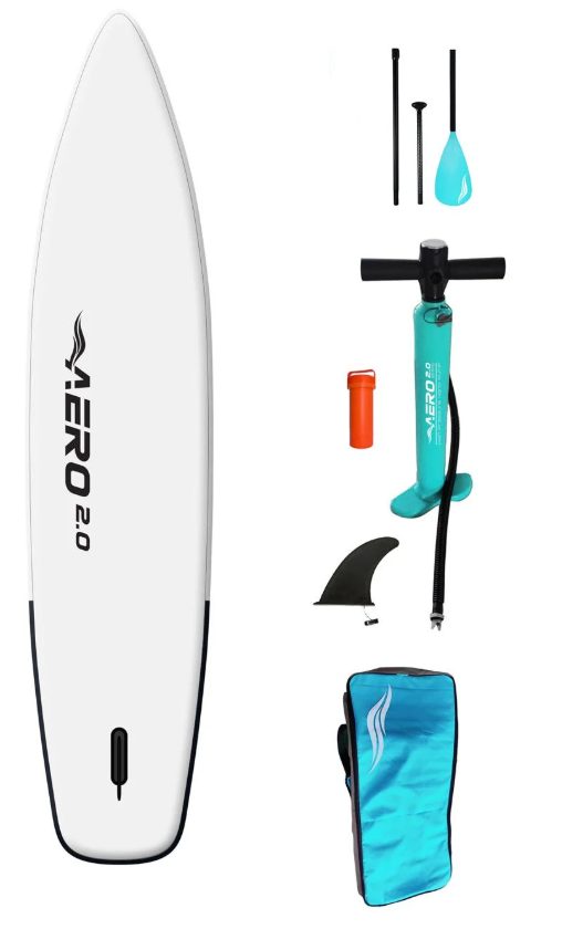 SUP-доска надувная AERO 2.0 Luxury Yacht Board 12.6" 380x82x15 см Brown