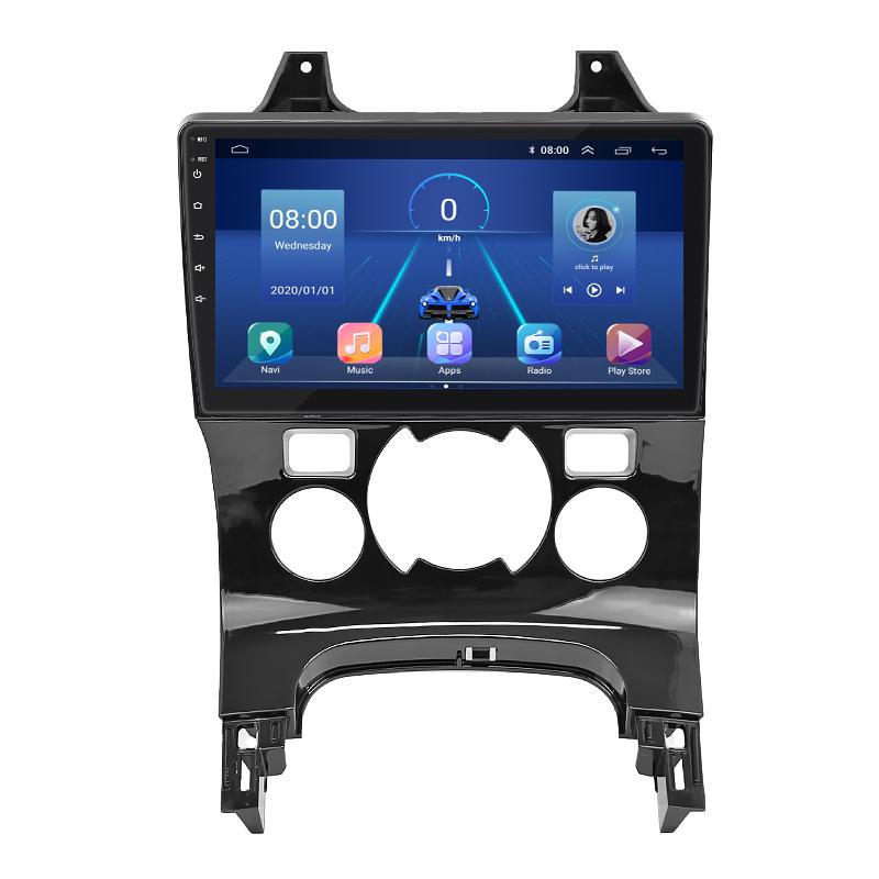 Штатна магнітола Lesko для Peugeot 3008 I Рестайлинг 2013-2016 екран 9" 6/128Gb 4G Wi-Fi GPS Top