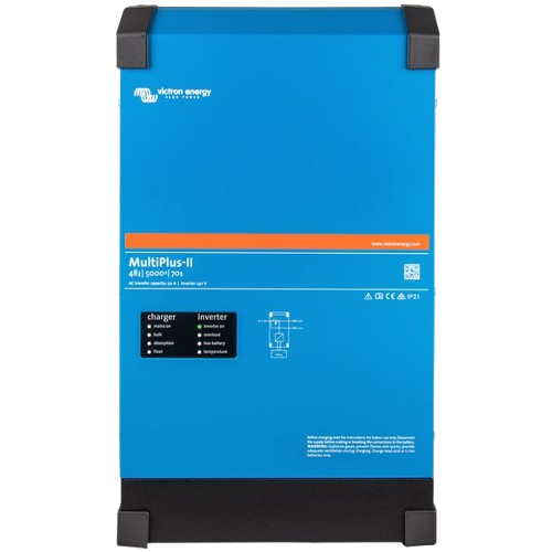 Инвертор с чистой синусоидой Victron Energy MultiPlus-II 48/5000/70-50 1 фаза 4 кВт Blue (28869292)