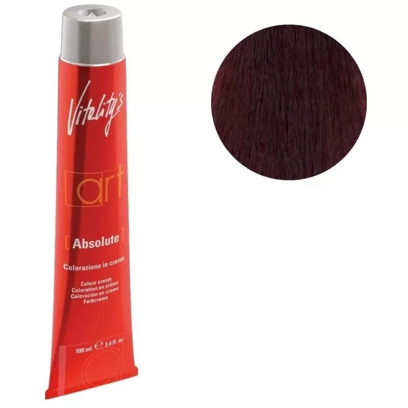 Крем-краска для волос с масляным коктейлем Vitality’s Art Absolute Hair Color Cream 5/6 Каштановый блондин 100 мл
